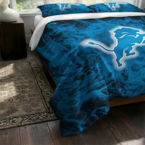 Detroit Lions Red Mist Bedding Set Fashion Forward