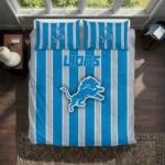 Detroit Lions Stripe Style Bedding Set Best Selling