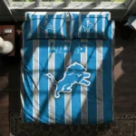 Detroit Lions Stripe Style Bedding Set Best Selling