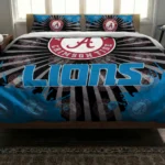 Detroit Lions Sunburst Splatter Bedding Set Best Selling