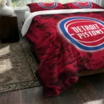 Detroit Pistons Red Mist Bedding Set Best Selling