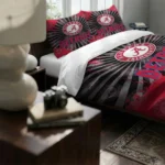 Detroit Pistons Sunburst Splatter Bedding Set Best Selling