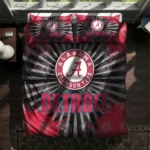 Detroit Pistons Sunburst Splatter Bedding Set Best Selling