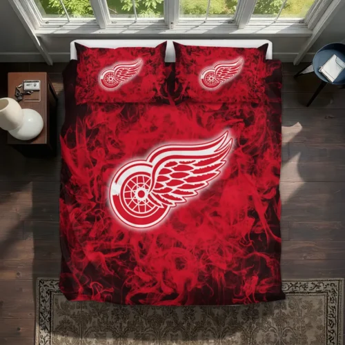 Detroit Red Wings Red Mist Bedding Set Best Selling
