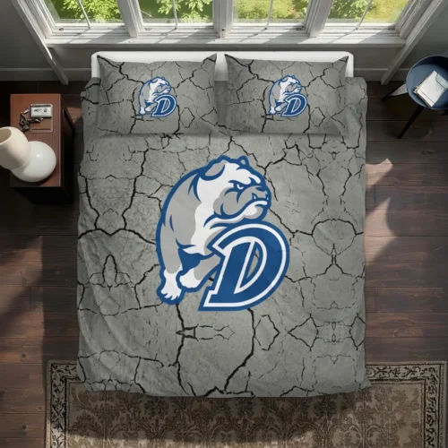 Drake Bulldogs Cracked Texture Bedding Set Best Selling