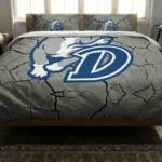 Drake Bulldogs Cracked Texture Bedding Set Best Selling