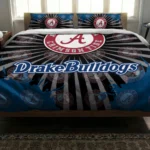 Drake Bulldogs Sunburst Splatter Bedding Set Best Selling
