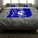 Duke Blue Devils Cracked Texture Bedding Set Best Selling