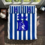 Duke Blue Devils Stripe Style Bedding Set Best Selling