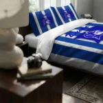 Duke Blue Devils Stripe Style Bedding Set Best Selling
