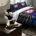 Duke Blue Devils Sunburst Splatter Bedding Set Best Selling