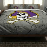 East Carolina Pirates Cracked Texture Bedding Set Best Selling