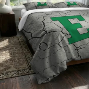 Eastern Michigan Eagles Cracked Texture Bedding Set Fashion Forward