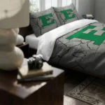 Eastern Michigan Eagles Cracked Texture Bedding Set Best Selling