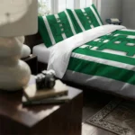 Eastern Michigan Eagles Stripe Style Bedding Set Best Selling
