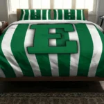 Eastern Michigan Eagles Stripe Style Bedding Set Best Selling