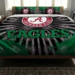 Eastern Michigan Eagles Sunburst Splatter Bedding Set Best Selling
