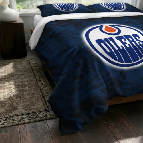 Edmonton Oilers Red Mist Bedding Set Fashion Forward