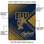 fiu panthers arrow layers blue quilt blanket best selling.webp