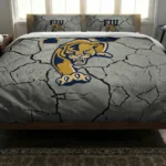 Fiu Panthers Cracked Texture Bedding Set Best Selling