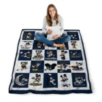 fiu panthers mickey mouse motif blue white quilt blanket best selling.webp