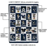 fiu panthers mickey mouse motif blue white quilt blanket best selling.webp