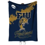 fiu panthers paint trail blue quilt blanket best selling.webp