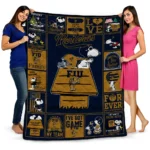 fiu panthers snoopy love blue quilt blanket best selling.webp