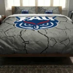Florida Atlantic Owls Cracked Texture Bedding Set Best Selling
