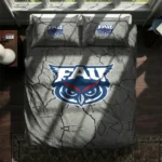 Florida Atlantic Owls Cracked Texture Bedding Set Best Selling