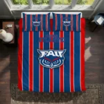 Florida Atlantic Owls Stripe Style Bedding Set Best Selling