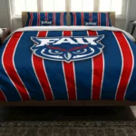 Florida Atlantic Owls Stripe Style Bedding Set Best Selling
