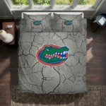 Florida Gators Cracked Texture Bedding Set Best Selling