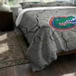Florida Gators Cracked Texture Bedding Set Best Selling