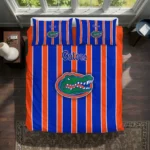 Florida Gators Stripe Style Bedding Set Best Selling