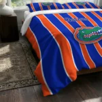 Florida Gators Stripe Style Bedding Set Best Selling