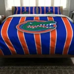 Florida Gators Stripe Style Bedding Set Best Selling
