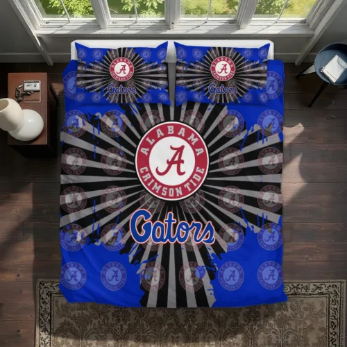 Florida Gators Sunburst Splatter Bedding Set Best Selling
