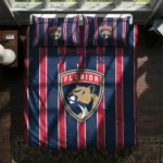 Florida Panthers Stripe Style Bedding Set Best Selling