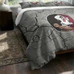 Florida State Seminoles Cracked Texture Bedding Set Best Selling