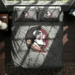 Florida State Seminoles Cracked Texture Bedding Set Best Selling