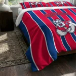 Fresno State Bulldogs Stripe Style Bedding Set Best Selling