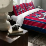 Fresno State Bulldogs Stripe Style Bedding Set Best Selling