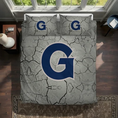 Georgetown Hoyas Cracked Texture Bedding Set Best Selling