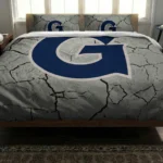 Georgetown Hoyas Cracked Texture Bedding Set Best Selling