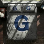 Georgetown Hoyas Cracked Texture Bedding Set Best Selling