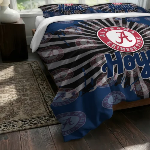 Georgetown Hoyas Sunburst Splatter Bedding Set Fashion Forward