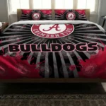 Georgia Bulldogs Sunburst Splatter Bedding Set Best Selling
