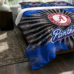 Georgia State Panthers Sunburst Splatter Bedding Set Best Selling