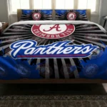 Georgia State Panthers Sunburst Splatter Bedding Set Best Selling